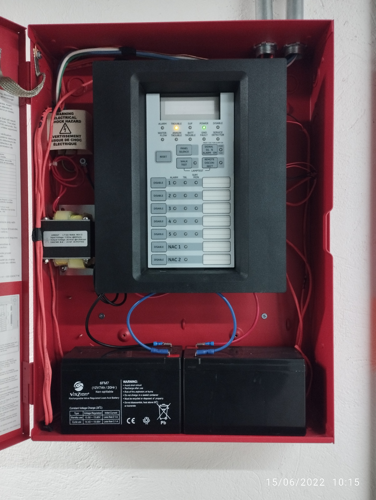 tablero de seguridad